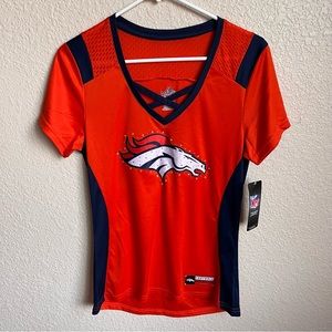 Broncos V-Neck with Gems